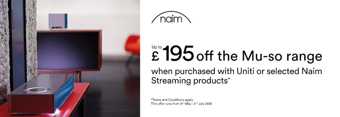 Save up to £195 on a Naim Mu-so Wireless Speaker